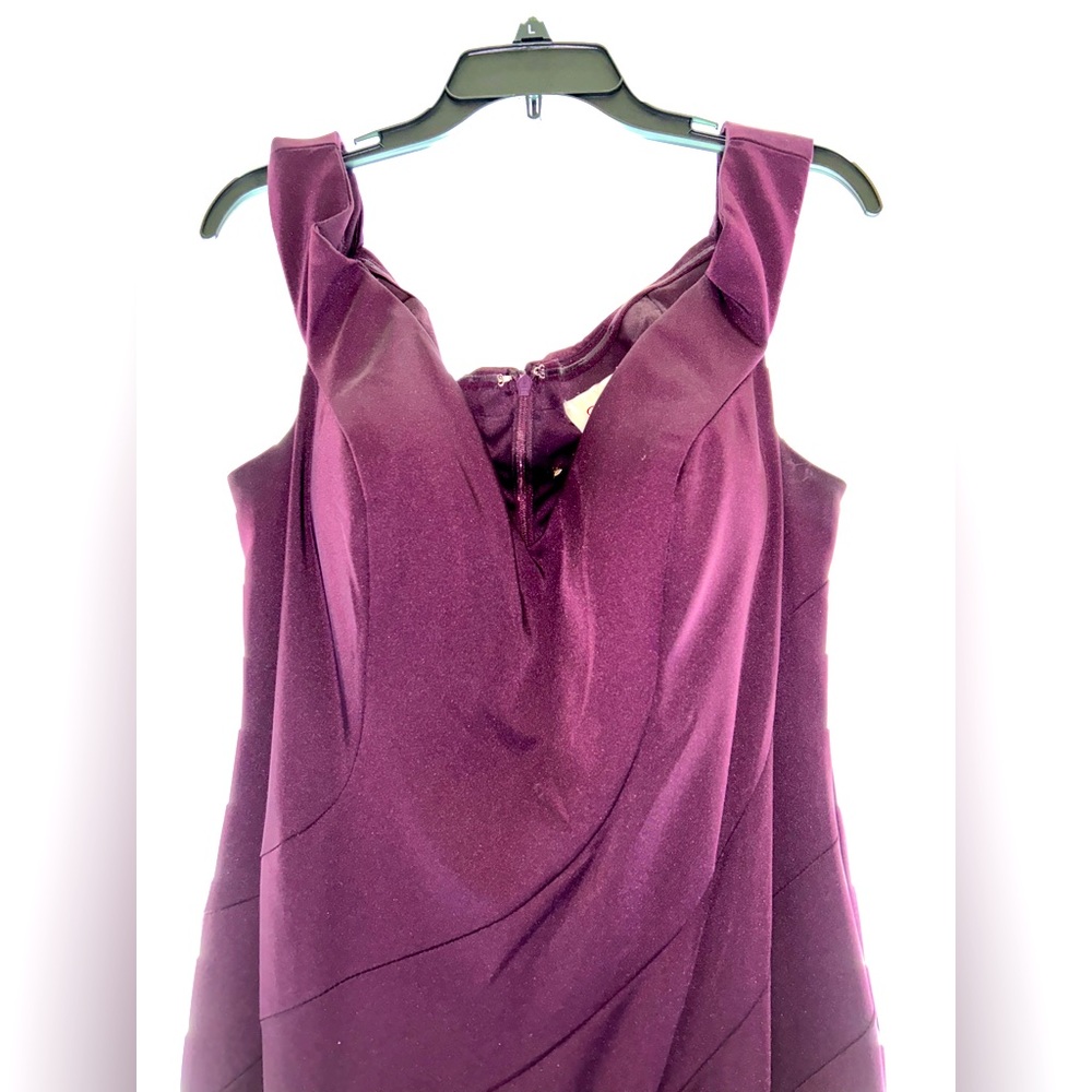 Elegant Plum Purple Gown